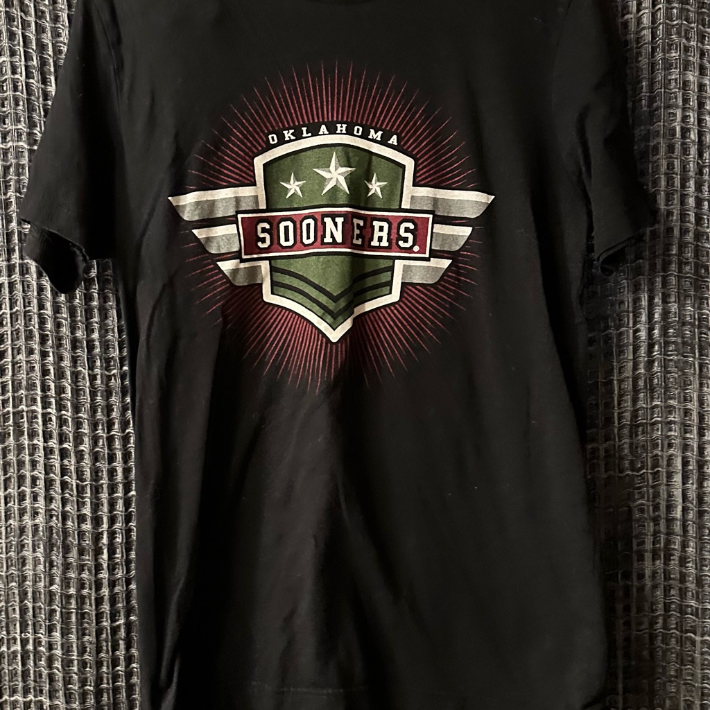 Bella Canvas Black Sooners Womens Tee Bella Canvas Black Sooners Womens Tee